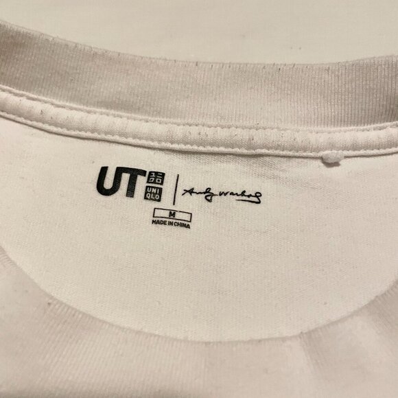 Uniqlo Andy Warhol Collages Short Sleeve Mens Size Medium Graphic Tshirt Shirt - Picture 4 of 16